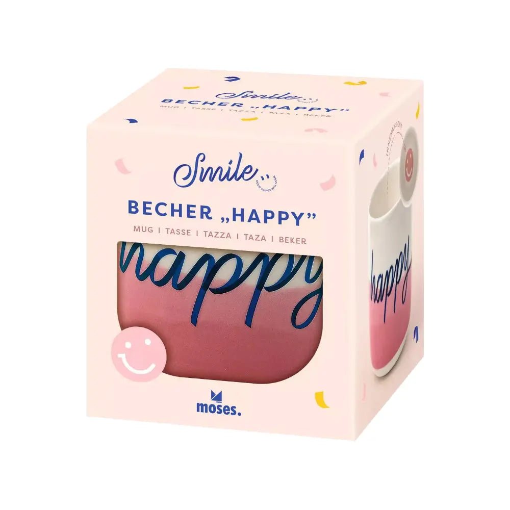 Beker - Happy | Fantastic Gifts Shop