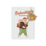 Blossombs - Bedankt (Meester) Kaart + Hanger | Fantastic Gifts Shop