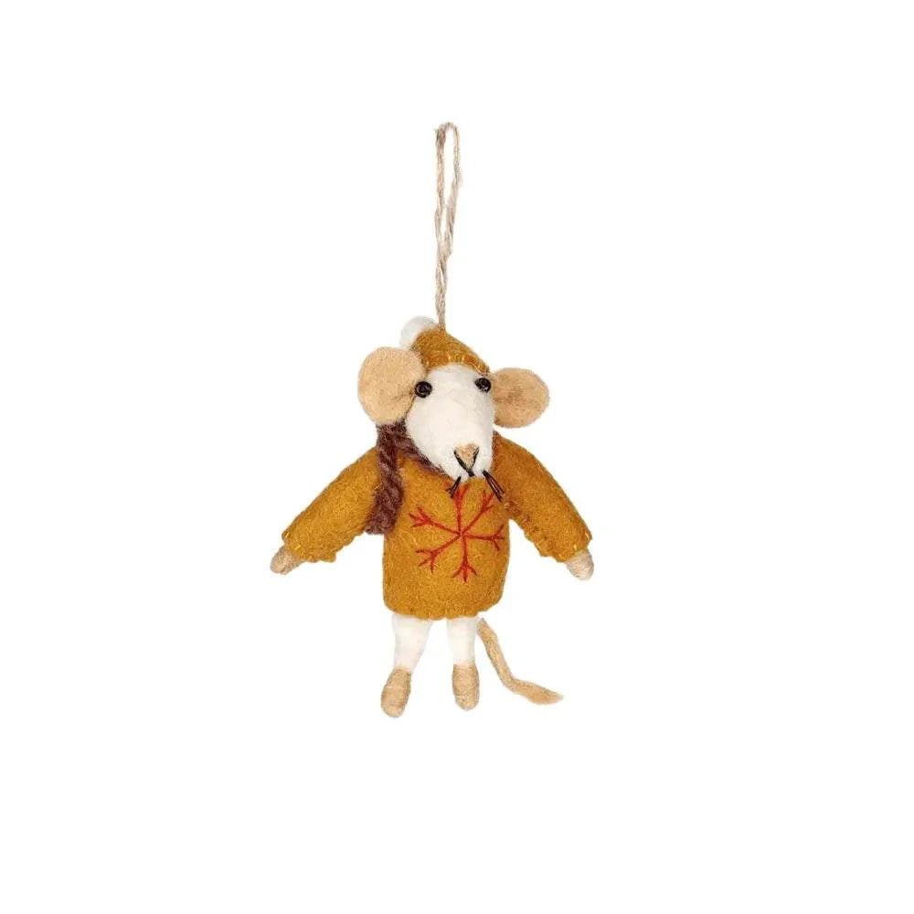 Hanger - Muis Geel | Fantastic Gifts Shop