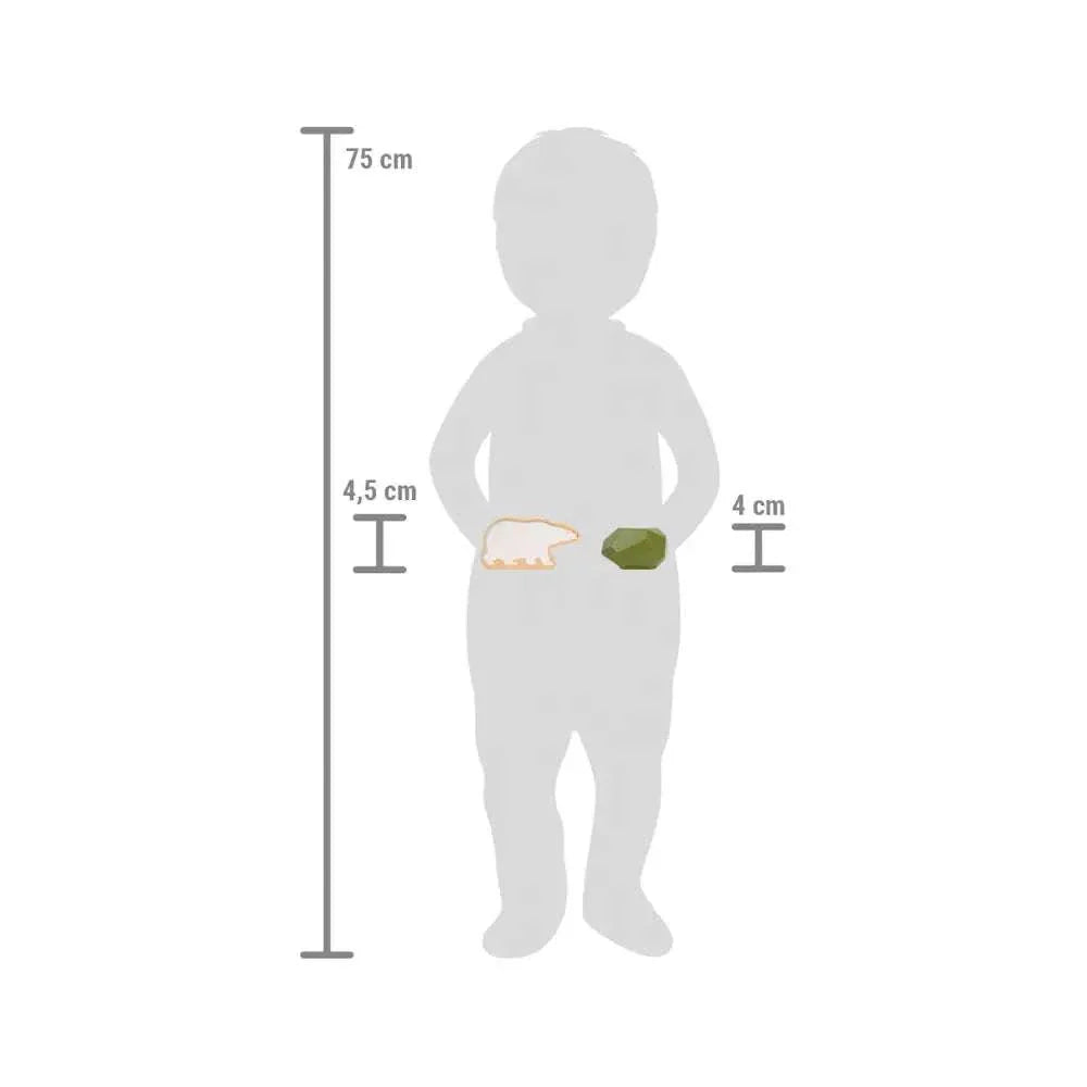 Houten Balans Blokken Noordpool | Fantastic Gifts Shop