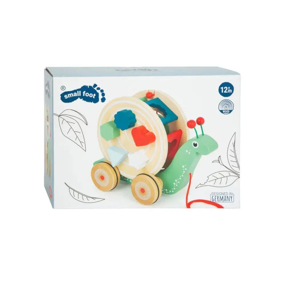 Houten Trekfiguur Vormenstoof - Slak | Fantastic Gifts Shop