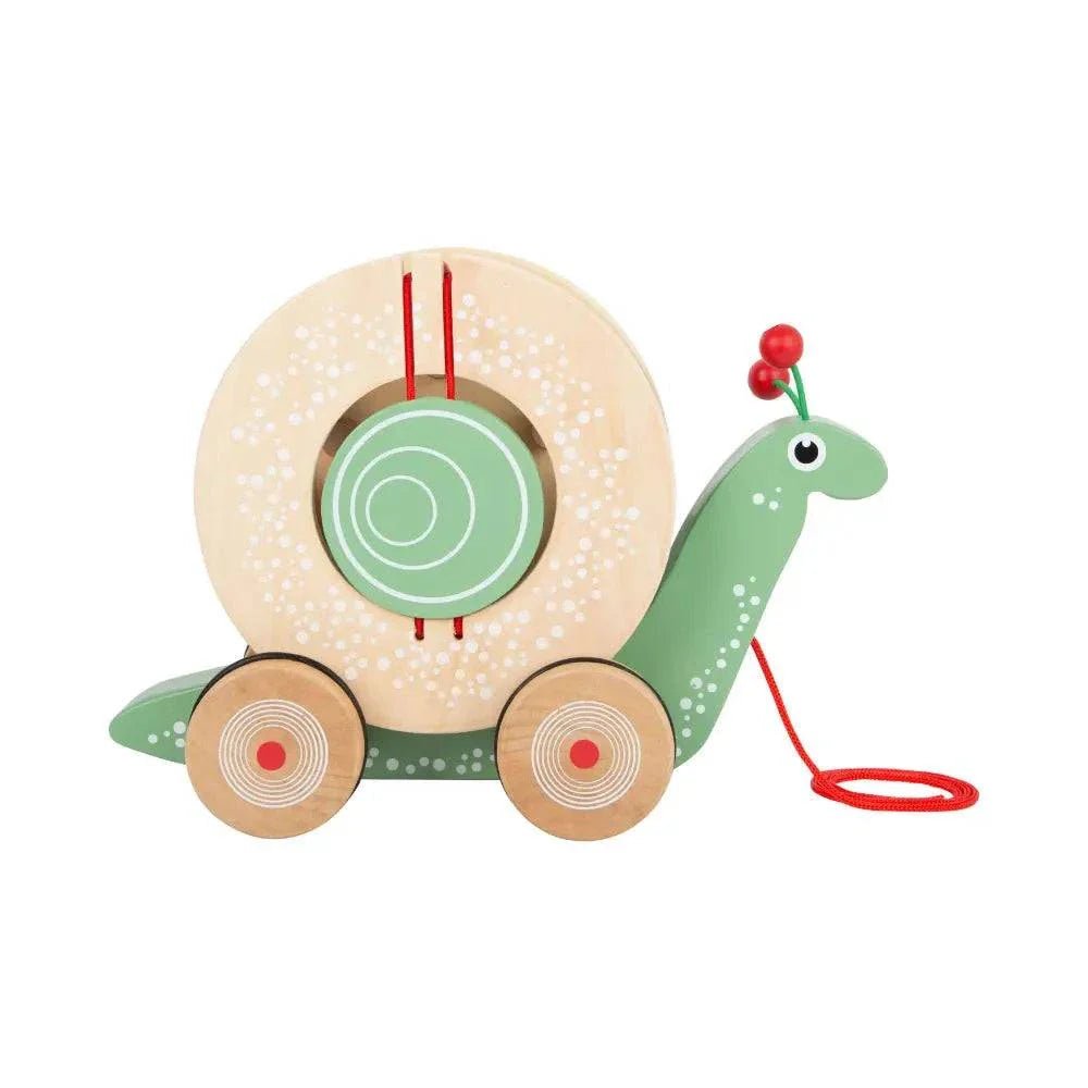 Houten Trekfiguur Vormenstoof - Slak | Fantastic Gifts Shop