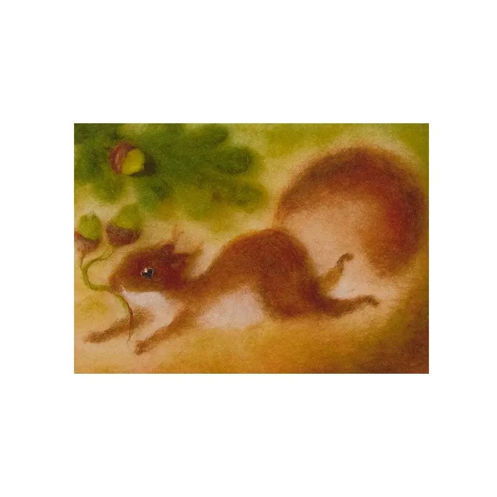 Kaart - Eekhoorn met Eikeltjes | Fantastic Gifts Shop