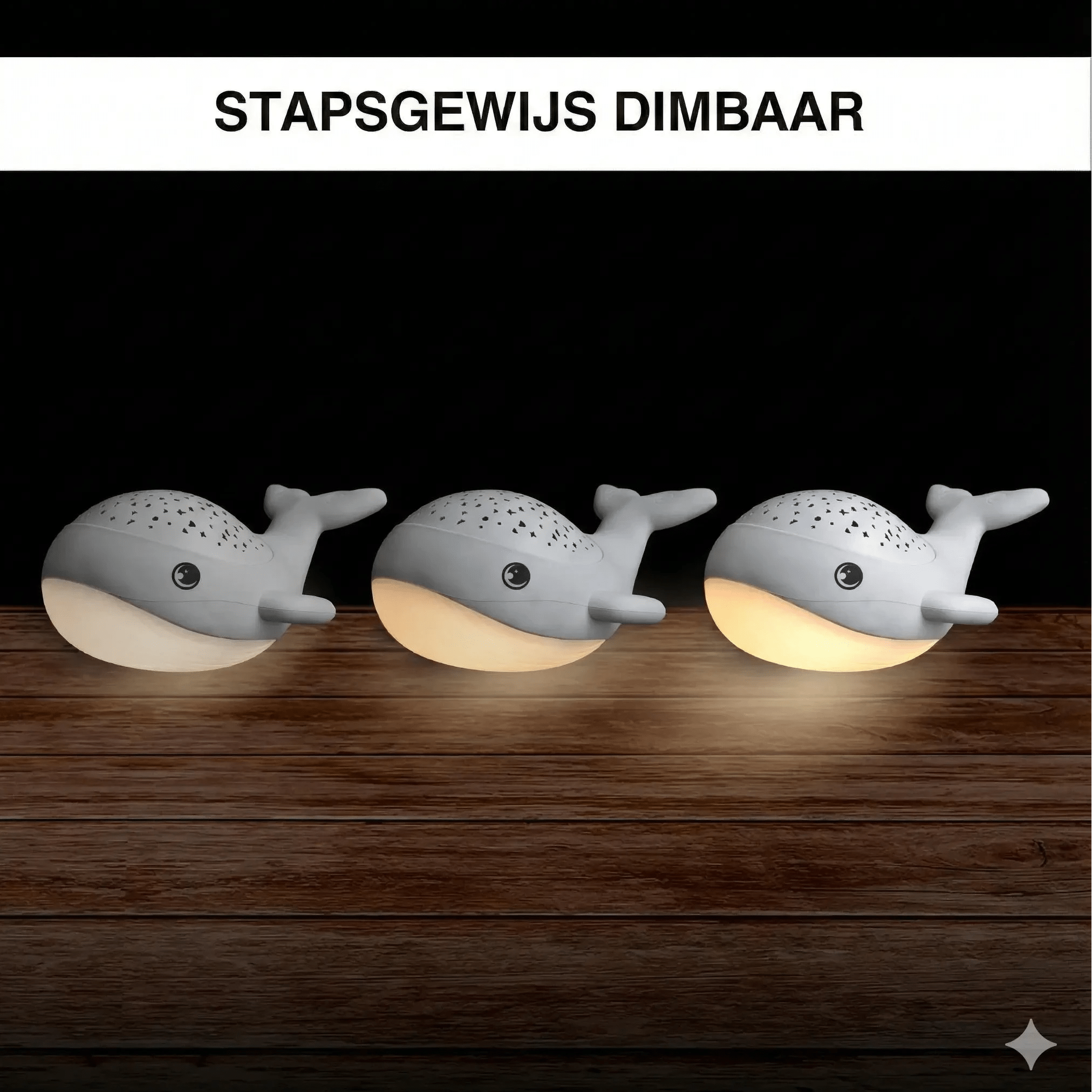 Nachtlampje Willy Whale | Fantastic Gifts Shop