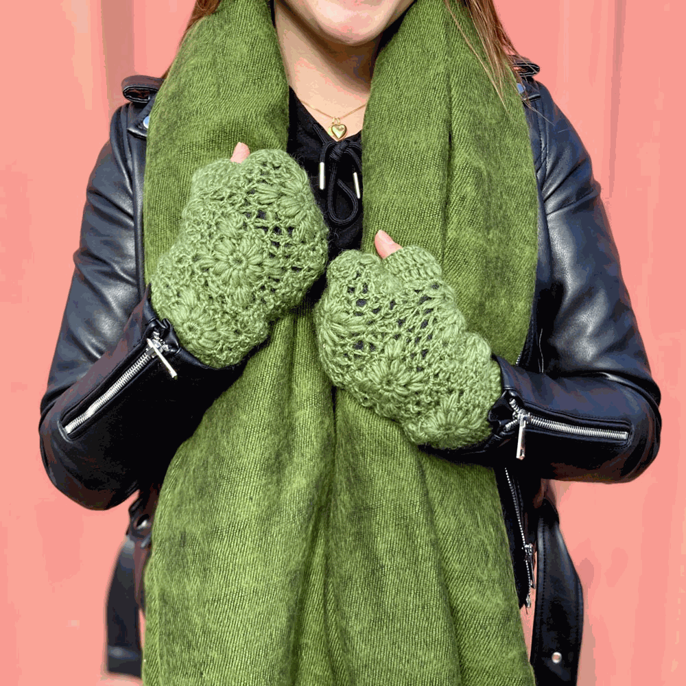 Polswarmers - Mosgroen | Fantastic Gifts Shop