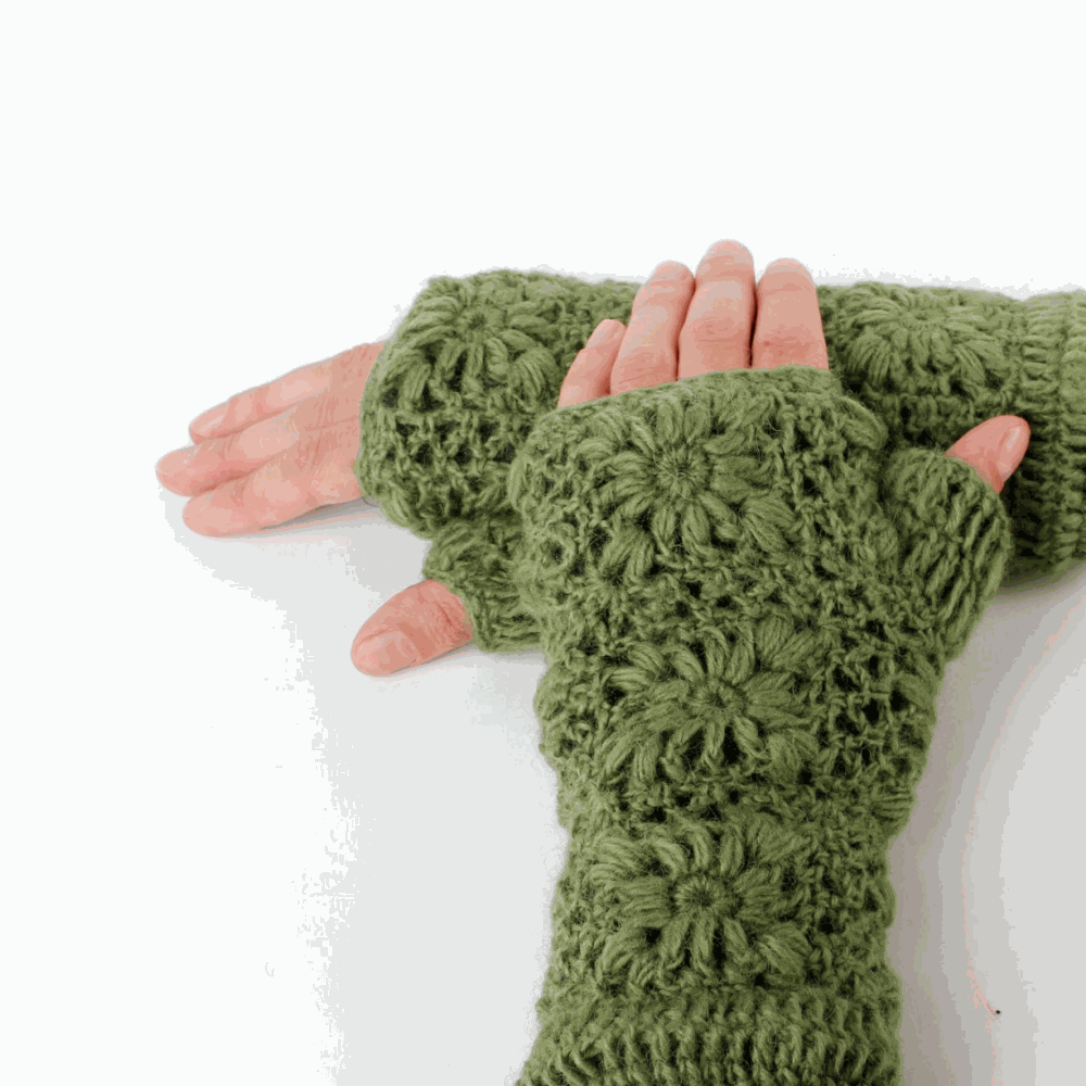 Polswarmers - Mosgroen | Fantastic Gifts Shop