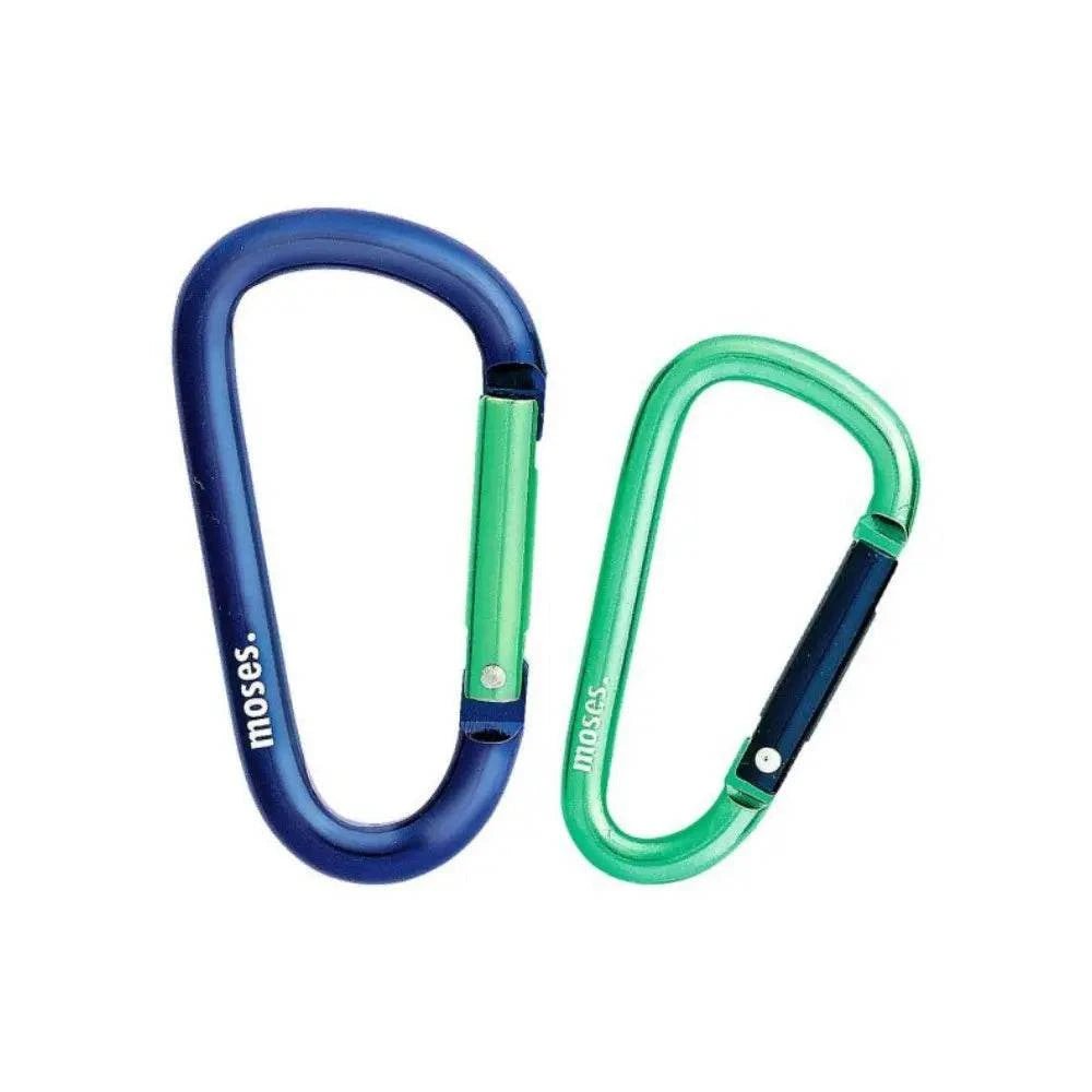 Reisset Karabijnhaken Blauw/Groen | Fantastic Gifts Shop