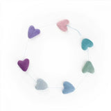 Viltslinger - Hartjes (Blauw/Lila) | Fantastic Gifts Shop