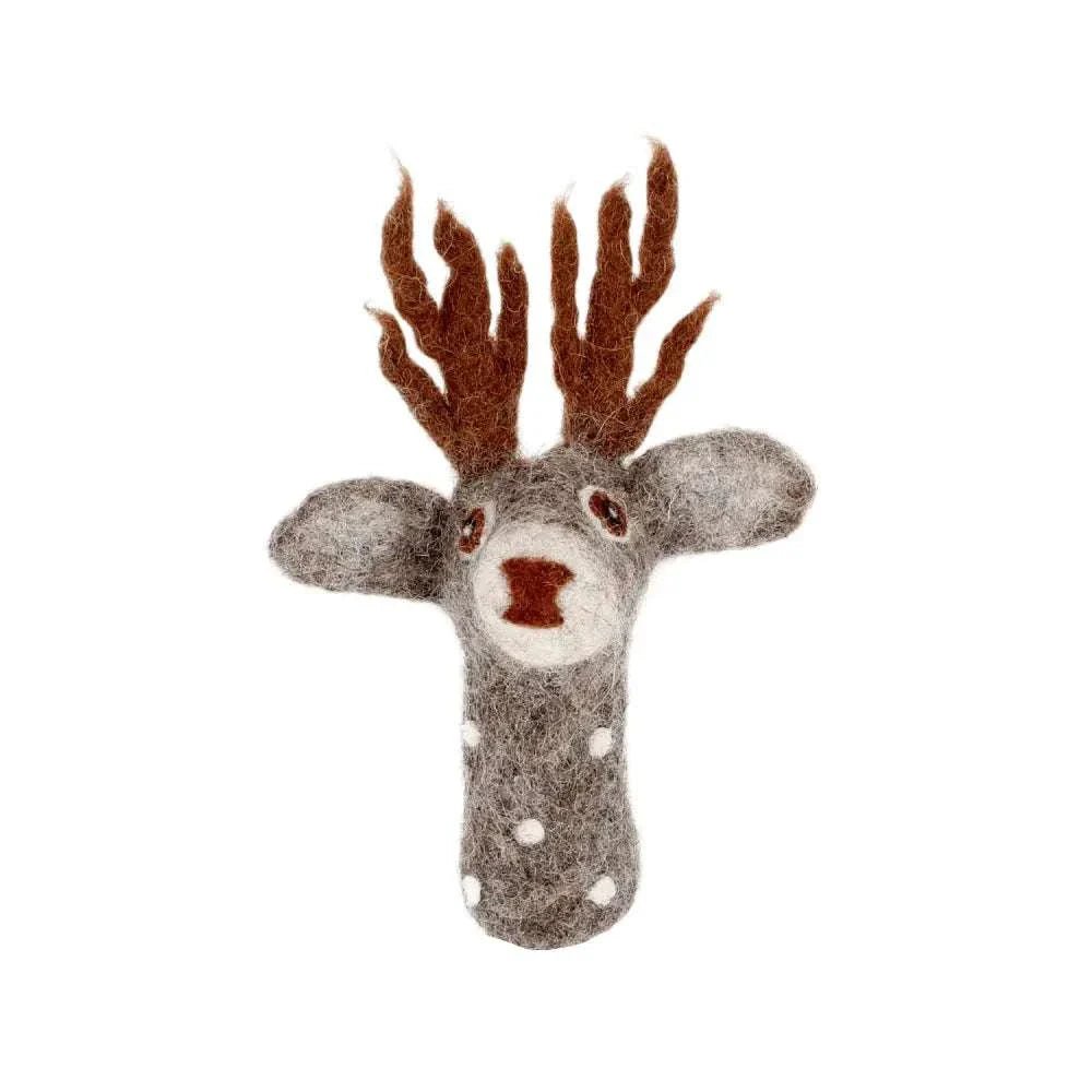 Vingerpopje - Hert Grijs | Fantastic Gifts Shop