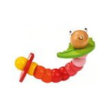 Krabbelkäfer - Houten Rups (Rood - Roze) | Fantastic Gifts Shop