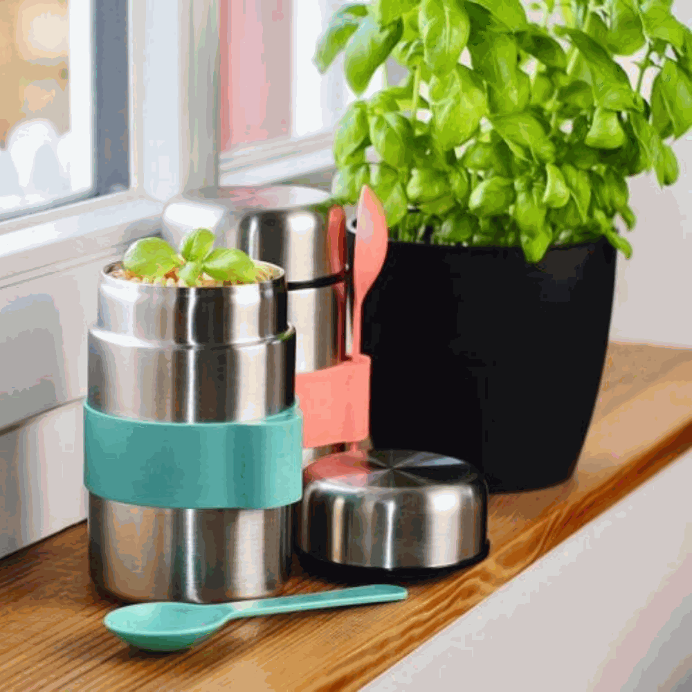 Reizen RVS Thermobeker - Turquoise | Fantastic Gifts Shop